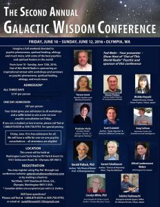 13. テッドさんイベントの講演者Galactic Wisdom Conference 2016 presenters